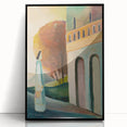 Modern Wall Art - Serene Palace Gate Scene - Contemporary Art Print