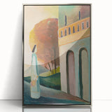Modern Wall Art - Serene Palace Gate Scene - Contemporary Art Print
