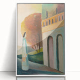 Modern Wall Art - Serene Palace Gate Scene - Contemporary Art Print