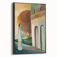 Modern Wall Art - Serene Palace Gate Scene - Contemporary Art Print