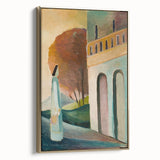 Modern Wall Art - Serene Palace Gate Scene - Contemporary Art Print