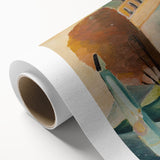 Modern Wall Art - Serene Palace Gate Scene - Contemporary Art Print