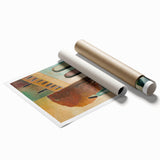 Modern Wall Art - Serene Palace Gate Scene - Contemporary Art Print