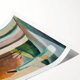 Modern Wall Art - Serene Palace Gate Scene - Contemporary Art Print