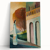 Modern Wall Art - Serene Palace Gate Scene - Contemporary Art Print