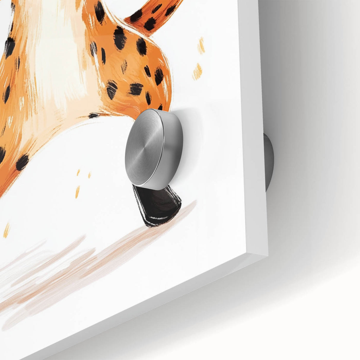 Boys Wall Art Prints - Playful Cheetah Kids Room Art Decor