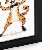 Boys Wall Art Prints - Playful Cheetah Kids Room Art Decor