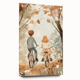 Bicycle Adventure Nursery Wall Art – Kids Room & Baby Decor
