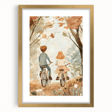 Bicycle Adventure Nursery Wall Art – Kids Room & Baby Decor