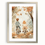 Bicycle Adventure Nursery Wall Art – Kids Room & Baby Decor