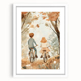 Bicycle Adventure Nursery Wall Art – Kids Room & Baby Decor