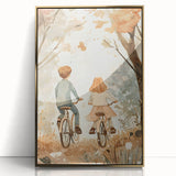 Bicycle Adventure Nursery Wall Art – Kids Room & Baby Decor