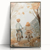 Bicycle Adventure Nursery Wall Art – Kids Room & Baby Decor
