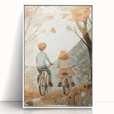 Bicycle Adventure Nursery Wall Art – Kids Room & Baby Decor