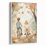 Bicycle Adventure Nursery Wall Art – Kids Room & Baby Decor