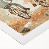 Bicycle Adventure Nursery Wall Art – Kids Room & Baby Decor