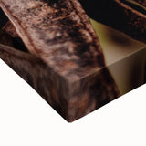 Large art featuring a black and white landscape painting on stretched canvas, ideal for bedroom wall decor.