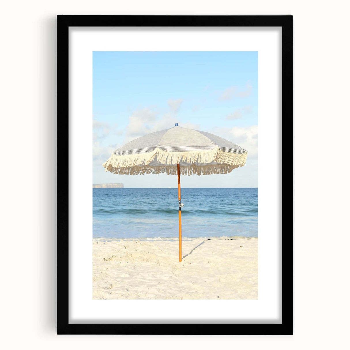 Extra large abstract art print featuring vibrant, textured summer hues on a black framed canvas, ideal for living room decor.