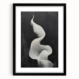 Minimalist Black & White Wall Art - Modern Dining Room Canvas