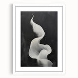Minimalist Black & White Wall Art - Modern Dining Room Canvas
