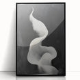 Minimalist Black & White Wall Art - Modern Dining Room Canvas