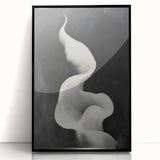Minimalist Black & White Wall Art - Modern Dining Room Canvas