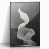 Minimalist Black & White Wall Art - Modern Dining Room Canvas