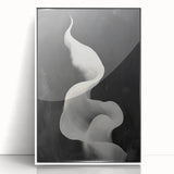 Minimalist Black & White Wall Art - Modern Dining Room Canvas