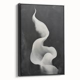 Minimalist Black & White Wall Art - Modern Dining Room Canvas