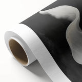 Minimalist Black & White Wall Art - Modern Dining Room Canvas