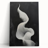 Minimalist Black & White Wall Art - Modern Dining Room Canvas