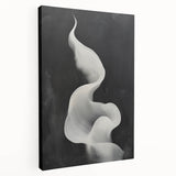 Minimalist Black & White Wall Art - Modern Dining Room Canvas