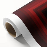 Bold Geometric Living Room Wall Art – Red & Burgundy Canvas