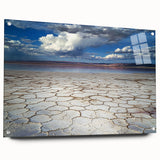 Modern Office Wall Art – Dramatic Desert Landscape with Blue Sky