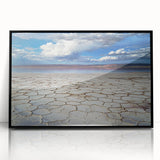 Modern Office Wall Art – Dramatic Desert Landscape with Blue Sky