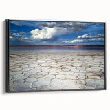 Modern Office Wall Art – Dramatic Desert Landscape with Blue Sky