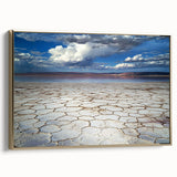 Modern Office Wall Art – Dramatic Desert Landscape with Blue Sky