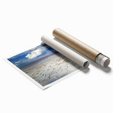 Modern Office Wall Art – Dramatic Desert Landscape with Blue Sky