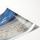 Modern Office Wall Art – Dramatic Desert Landscape with Blue Sky