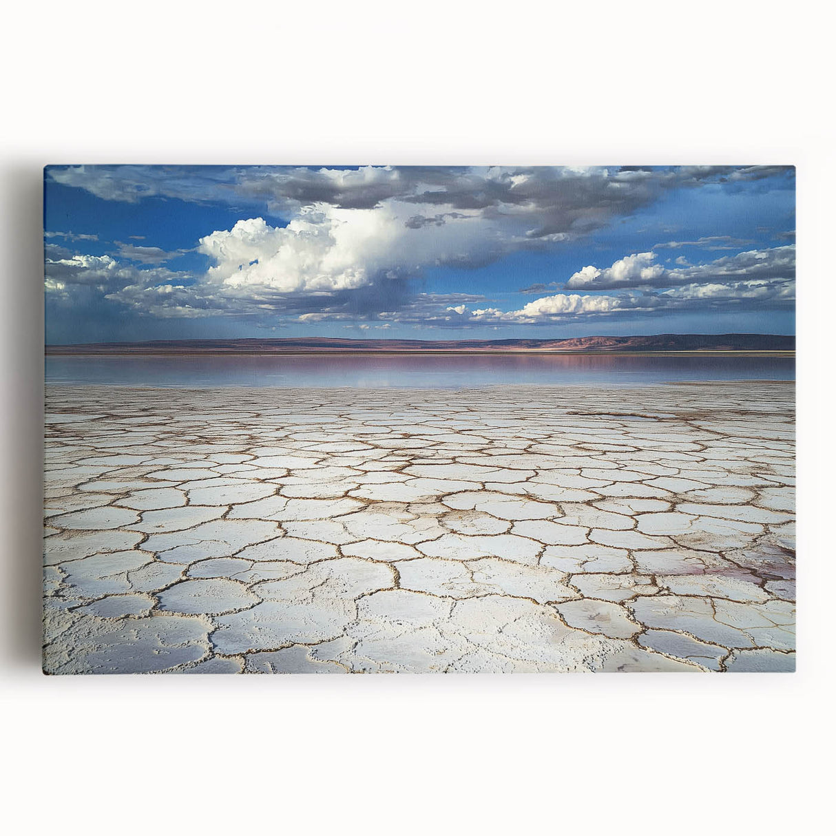 Modern Office Wall Art – Dramatic Desert Landscape with Blue Sky