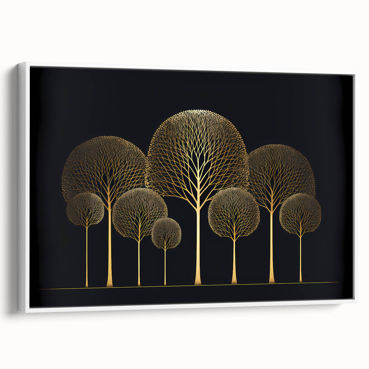 Framed abstract floral wall art in vibrant colors, showcasing a modern design with a white border, displayed from a side view to highlight depth and texture. Ideal for contemporary home decor.