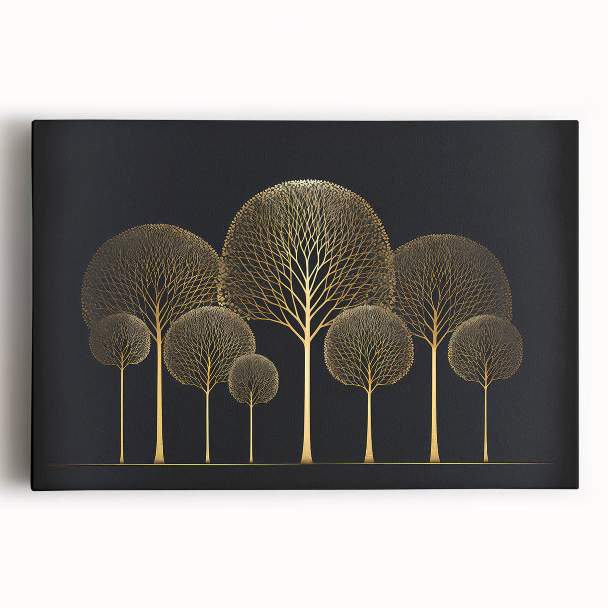 Abstract floral wall art on stretched canvas, showcasing vibrant colors and intricate designs. Ideal for modern home decor, adding elegance and warmth to any space.