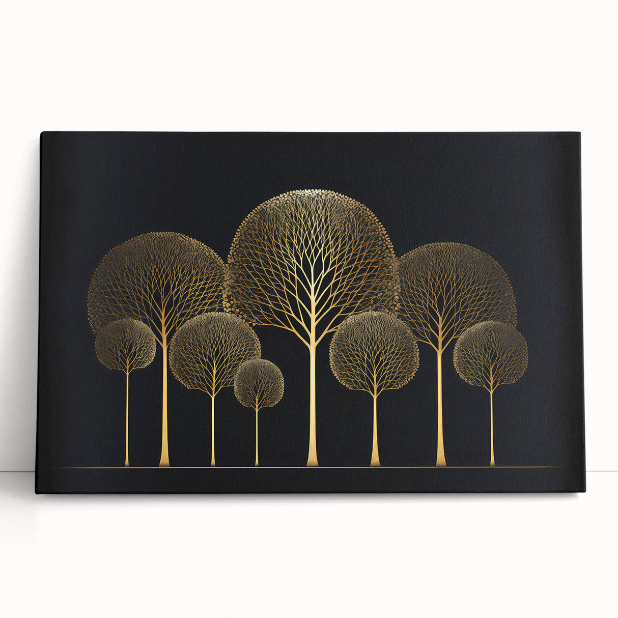 Abstract floral wall art on a stretched canvas, featuring vibrant hues of pink, blue, and green. The piece leans against a white wall, adding a modern touch to home decor. Ideal for enhancing living spaces with a fresh, artistic flair.