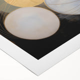 Abstract geometric rolled canvas art design showcasing vibrant colors and sharp lines, elegantly packaged in a protective cardboard tube for shipping. Perfect for modern home decor or artistic statement pieces.