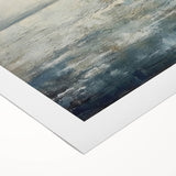 Abstract landscape wall art on rolled canvas showcases vibrant colors and intricate patterns, perfect for modern home decor. Packaged securely in a sturdy tube.