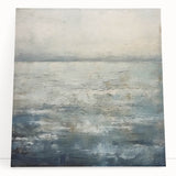 Abstract landscape wall art on stretched canvas, showcasing vibrant colors and dynamic shapes, ideal for modern home decor and artistic expression.