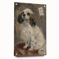 Acrylic glass display featuring a detailed side view of a colorful animal design, artistically pinned, perfect for modern home decor or gallery exhibitions.