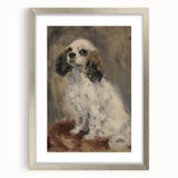Elegant silver-framed animal artwork featuring intricate designs, showcased with a mat for a refined look, perfect for enhancing home decor with nature-inspired aesthetics.