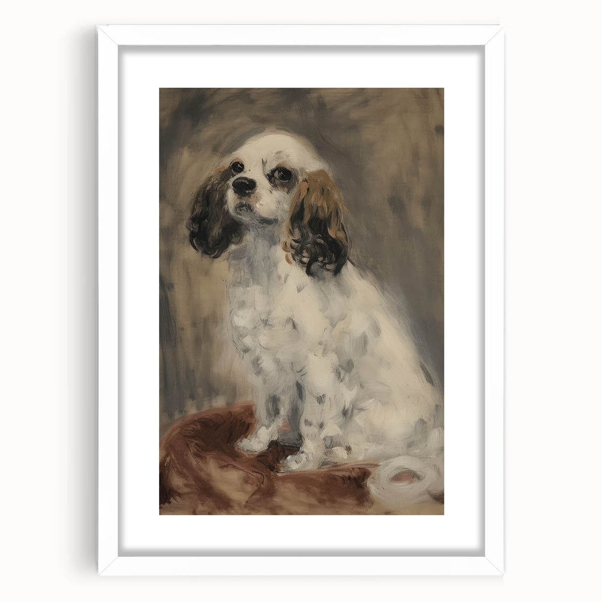 Framed wall art featuring a collection of vibrant animal illustrations with a white mat, perfect for home decor. The design showcases intricate detailing and a modern aesthetic, adding a touch of nature to any interior space. Ideal for animal lovers and art enthusiasts alike.