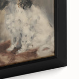 Close-up view of a framed animal-themed canvas artwork showcasing vibrant colors and intricate details, perfect for enhancing home decor and animal lovers' spaces.